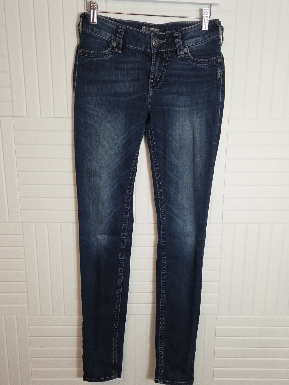 Silver Jeans Suki Mid Super Skinny Jeans Size 27